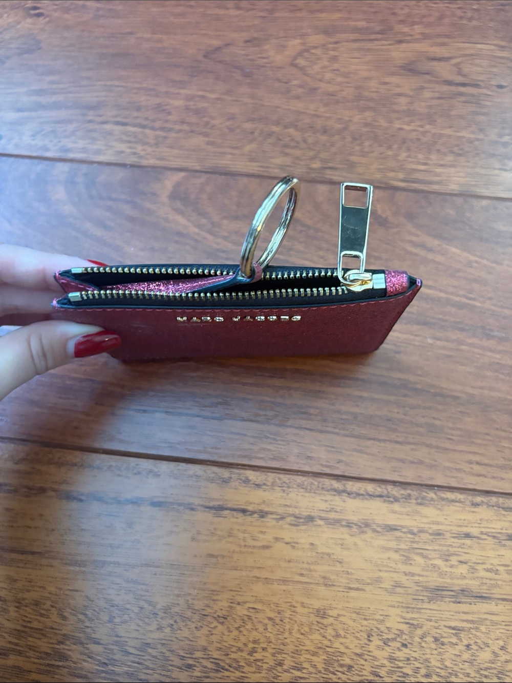 Marc Jacobs Mini Glitter Compact Wallet - Picture 4 of 5